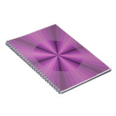 Optische Illusie Paarse Notitieboek (Rechterzijde)