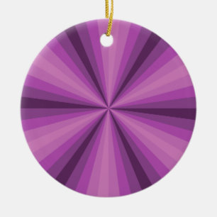 Optische Illusie Paarse Ornament