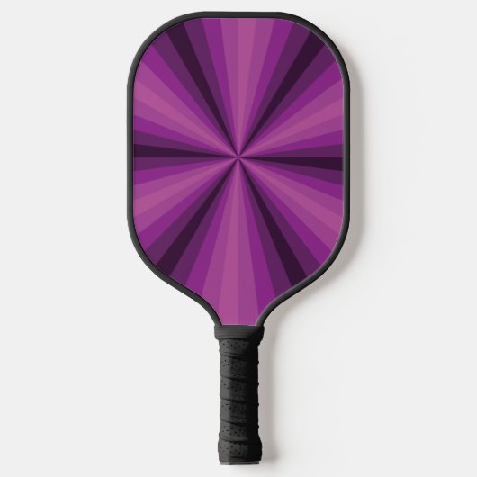 Optische illusie Paarse Pickleball Paddle (Voorkant)