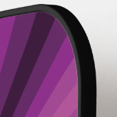 Optische illusie Paarse Pickleball Paddle (Links Detail)