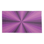 Optische Illusie Paarse Pillowcase Kussensloop (Achterkant)