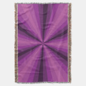 Optische illusie Paarse schroefdraad Deken (Voorkant Verticaal)