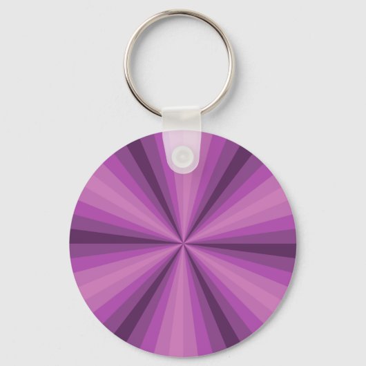 Optische Illusie Paarse Sleutelhanger (Voorkant)