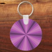 Optische Illusie Paarse Sleutelhanger (Voorkant)