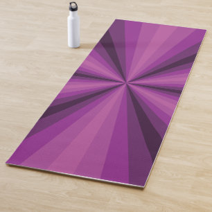 Optische Illusie Paarse Yogamat