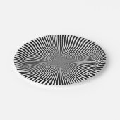 optische illusie papieren bordje (Gekanteld)