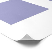 Optische illusie PerspectiefStippen Licht Blauw Wi Poster (Hoek)