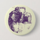 Optische Illusie Pin Badge Ronde Button 7,6 Cm (Voorkant)