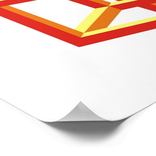 optische illusie poster (Hoek)