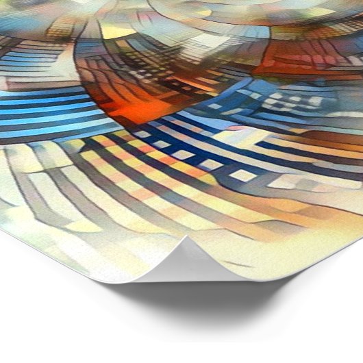 Optische illusie poster (Hoek)