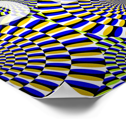 Optische illusie poster (Hoek)
