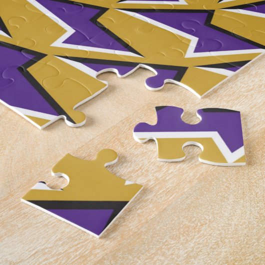 Optische illusie-puzzel voor uitdagingen in de wer legpuzzel (Zijkant)