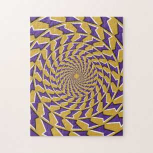 Optische illusie-puzzel voor uitdagingen in de wer legpuzzel