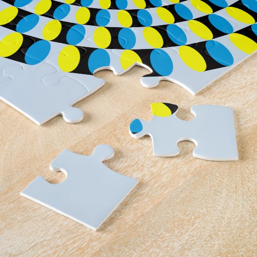 Optische illusie Puzzle Legpuzzel (Zijkant)