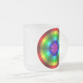 Optische Illusie Regenboog Mok (Voorkant rechts)