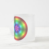 Optische Illusie Regenboog Mok (Voorkant links)