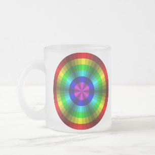 Optische Illusie Regenboog Mok