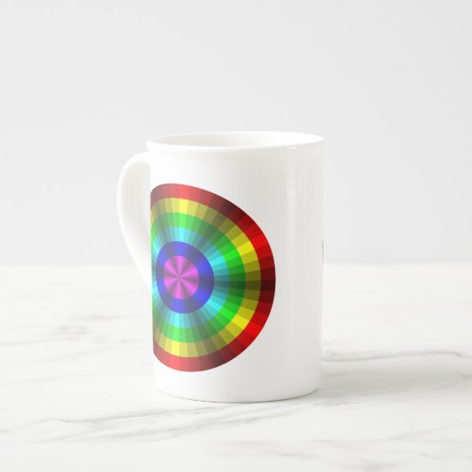 Optische Illusie Regenboog Speciale Mok (Links)
