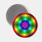 Optische Illusie Regenboogmagneet Magneet (Voorkant / Achterkant)