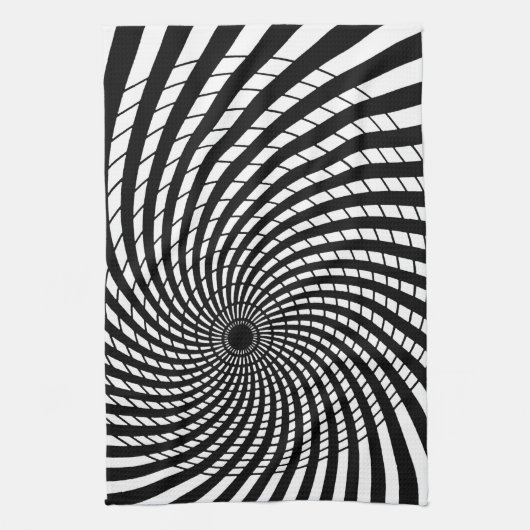 OPTISCHE ILLUSIE REPRESkunst Theedoek (Verticaal)