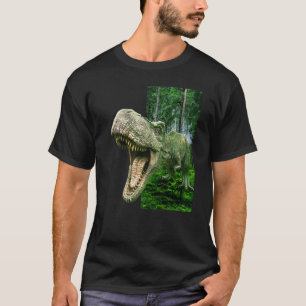 Optische Illusie Rex Dinosaurus voor Jongens Manne T-shirt