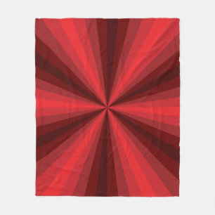 Optische Illusie Rode Fleece Deken