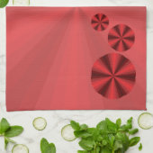 Optische Illusie Rode Handdoek (Gevouwen)