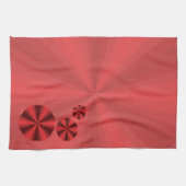 Optische Illusie Rode Handdoek (Horizontaal)