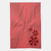 Optische Illusie Rode Handdoek (Verticaal)