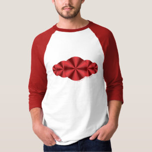 Optische Illusie Rode Lichte Shirt Heren