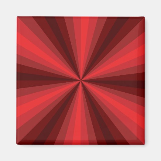 Optische illusie rode magneet (Voorkant)
