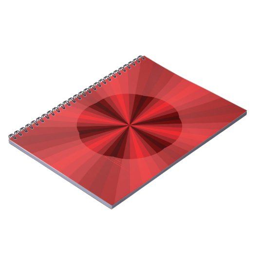 Optische Illusie Rode Notitieboek (Linkerzijde)
