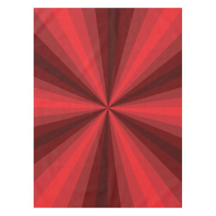 Optische illusie rode tablet tafelkleed
