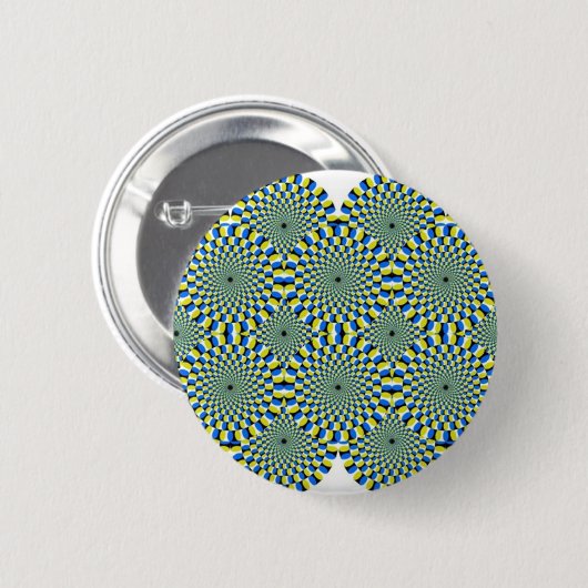 optische illusie ronde button 5,7 cm (Voorkant /achterkant)