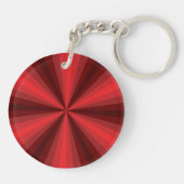 Optische Illusie Rood Acryl Sleutelhanger (Achterkant)