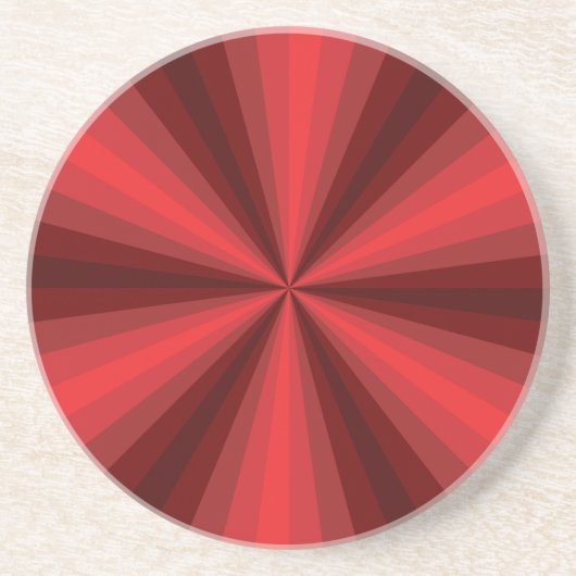 Optische Illusie Rood Onderzetter (Voorkant)