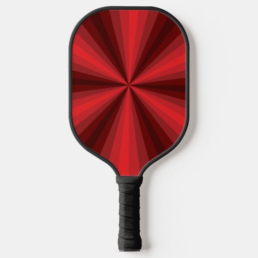 Optische Illusie Rood Pickleball Paddle (Voorkant)