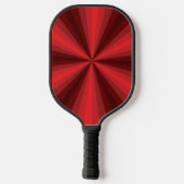 Optische Illusie Rood Pickleball Paddle (Achterkant)