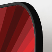 Optische Illusie Rood Pickleball Paddle (Links Detail)
