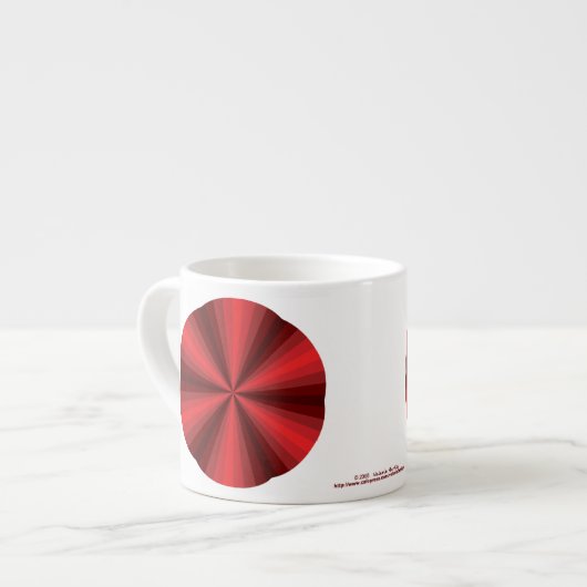 Optische Illusie Rood Speciale Mok (Links)