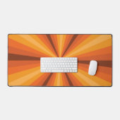 Optische illusie-Sinaasappel Bureaumat (Keyboard & Muis)
