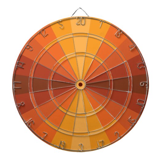Optische Illusie Sinaasappel Dartbord (Voorkant)