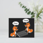 Optische illusie Trick Black Briefkaart (Staand voorkant)