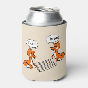 Optische illusie Trick Fox Blikjeskoeler