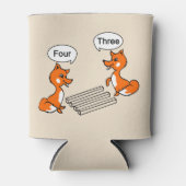 Optische illusie Trick Fox Blikjeskoeler (Voorkant)