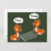 Optische illusie Trick Green Briefkaart (Voorkant / Achterkant)