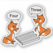 Optische illusie truc Contour Cut Sticker (Voorkant)