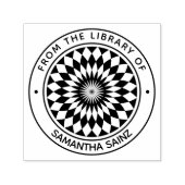 Optische illusie uit de bibliotheek van boegrubber  zelfinktende stempel (Design)