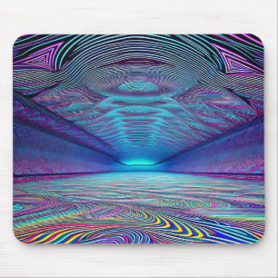 Optische illusie van de regenboog, muismat