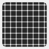 Optische illusie vierkante sticker (Voorkant)